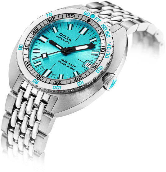 DOXA SUB 200T 804.10.241S.10 Aquamarine Sunray Dial