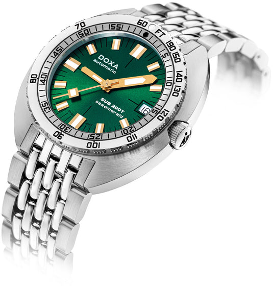 DOXA SUB 200T 804.10.131S.10 Sea Emerald Sunray Dial
