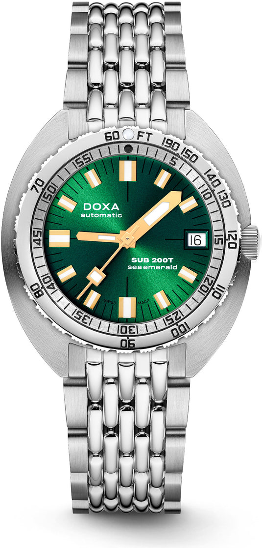DOXA SUB 200T 804.10.131S.10 Sea Emerald Sunray Dial