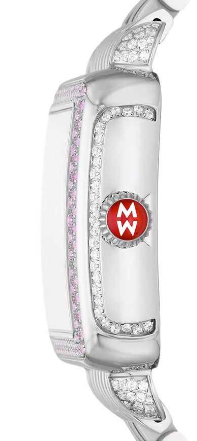 Limited Edition Deco Madison Pink Sapphire Stainless Steel Watch MWW06T000268