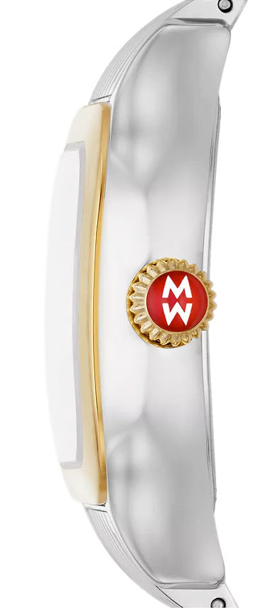 Michele Meggie Two-Tone 18K Gold-Plated Diamond Dial Watch MWW33B000014