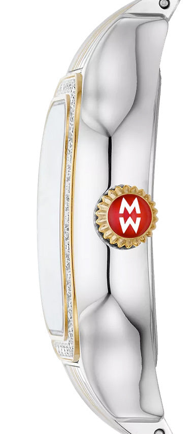 Michele Meggie Two-Tone Diamond Stainless Steel Watch MWW33B000002