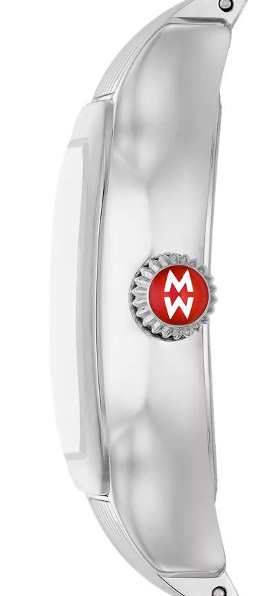 Michele Meggie Stainless Steel Diamond Dial Watch MWW33B000012