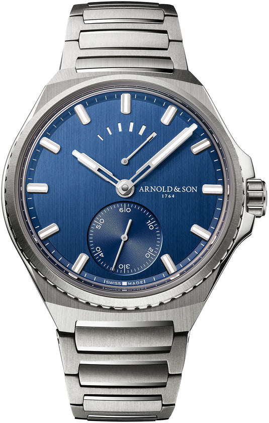Arnold & Son Longitude Titanium Ocean Blue