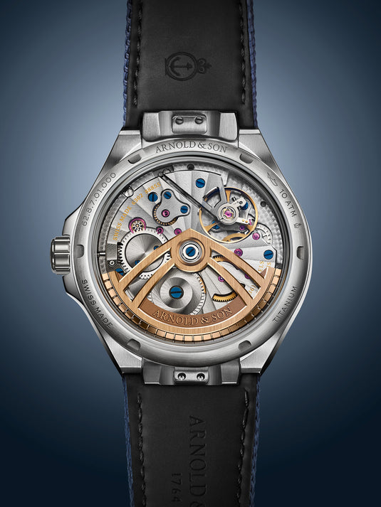 Arnold & Son Longitude Titanium Ocean Blue