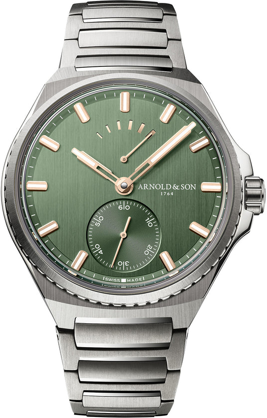 Arnold & Son Longitude Titanium Fern Green
