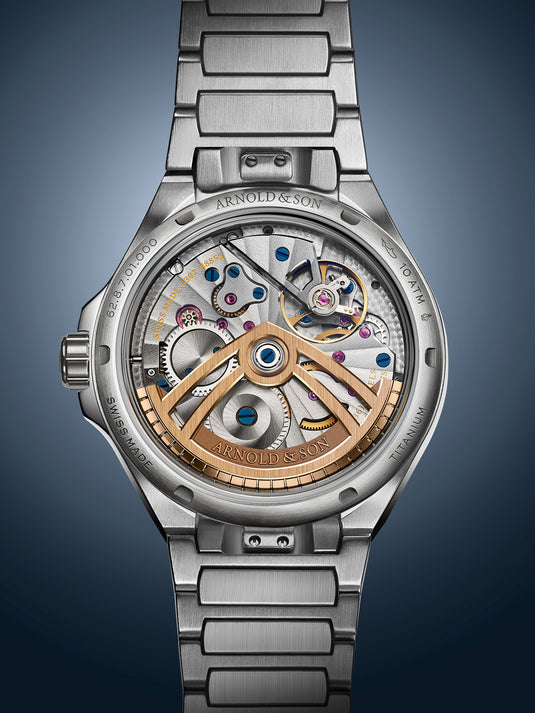 Arnold & Son Longitude Titanium Ocean Blue