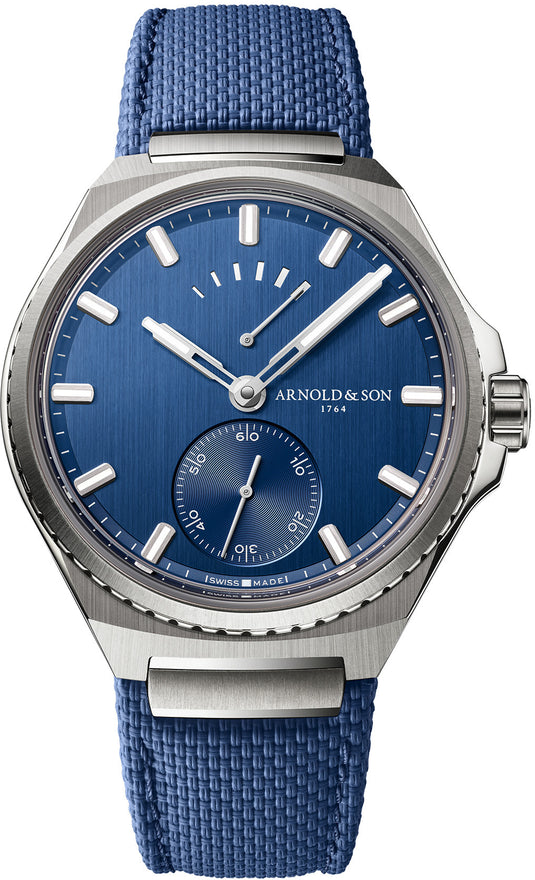 Arnold & Son Longitude Titanium Ocean Blue