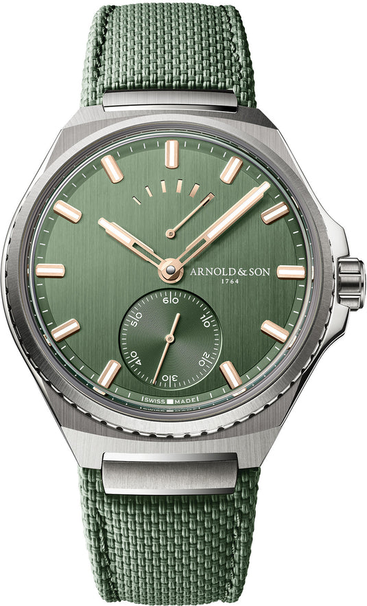 Arnold & Son Longitude Titanium Fern Green