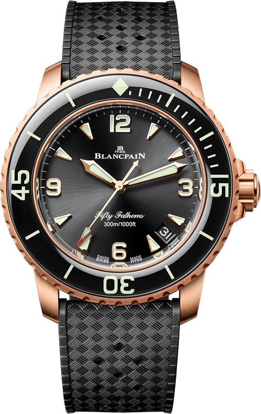 Blancpain 5010 36B30 B64A Fifty Fathoms Automatic 42mm Black Dial