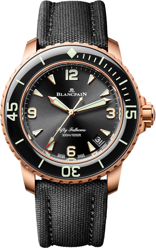 Blancpain 5010 36B30 B52B Fifty Fathoms Automatic 42mm Black Dial