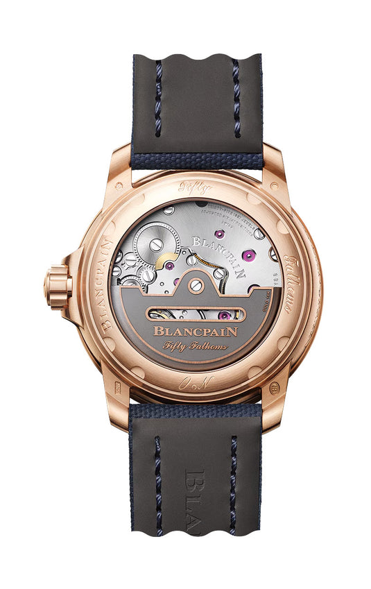 Blancpain 5010 36B40 O52A Fifty Fathoms Automatic 42mm Blue Dial