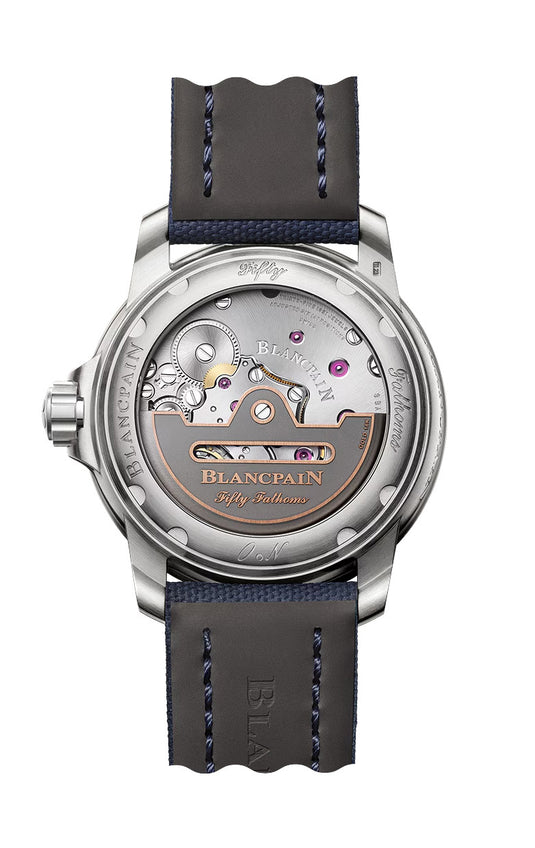 Blancpain 5010 12B40 O52B Fifty Fathoms Automatic 42mm Blue Dial