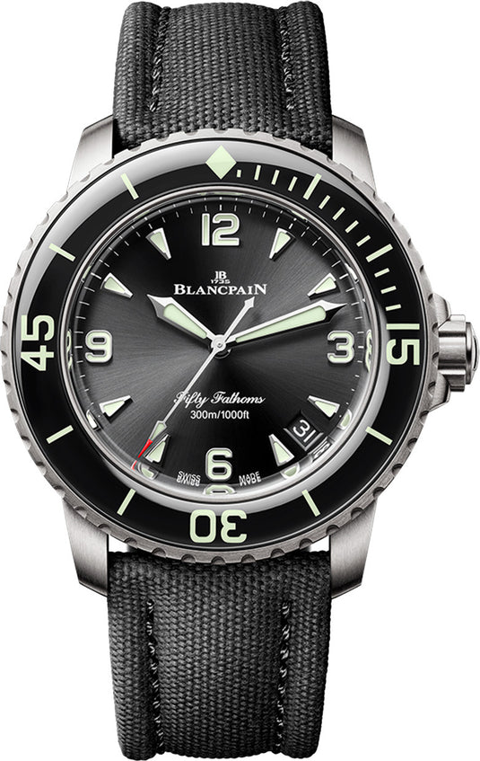 Blancpain 5010 12B30 B52B Fifty Fathoms Automatic 42mm Black Dial