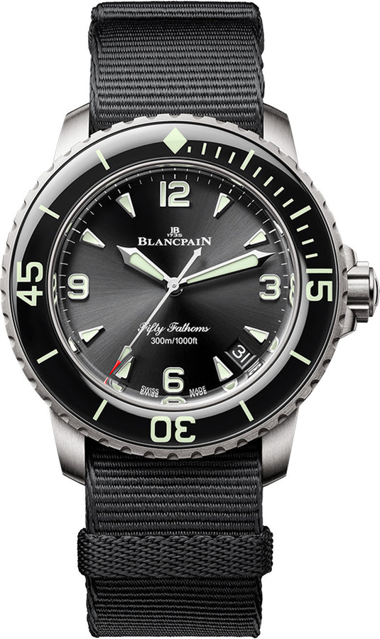 Blancpain 5010 12B30 NABA Fifty Fathoms Automatic 42mm Black Dial