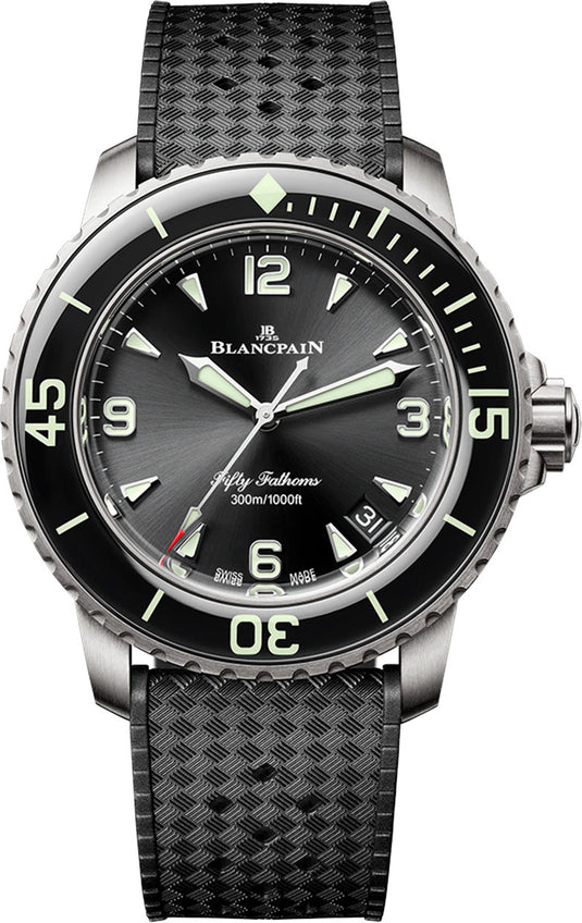 Blancpain 5010 12B30 B64A Fifty Fathoms Automatic 42mm Black Dial