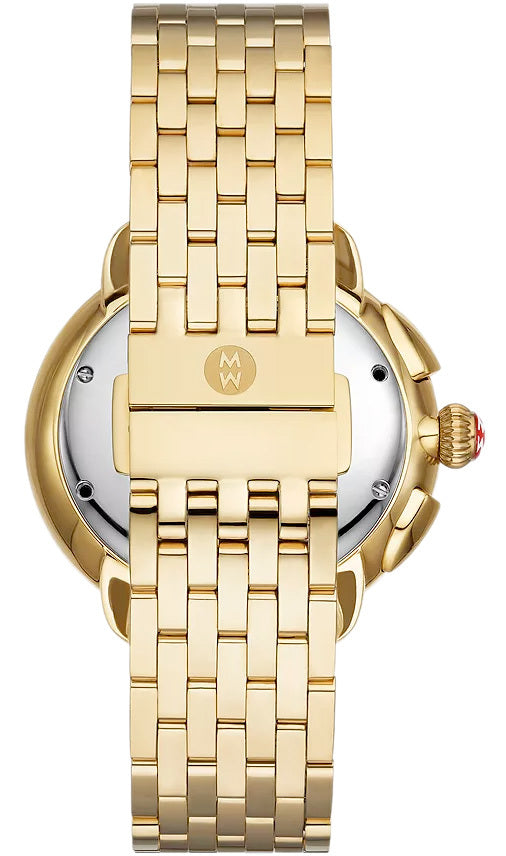Michele Serein 18K Gold-Plated Diamond Watch MWW21A000070