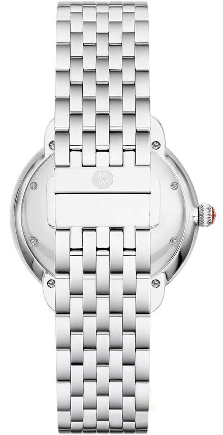 Michele Serein Mid Stainless Diamond Dial Watch MWW21B000147