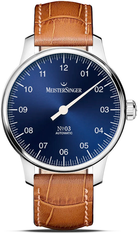 MeisterSinger BM9908 №03 38mm - Sunburst Blue