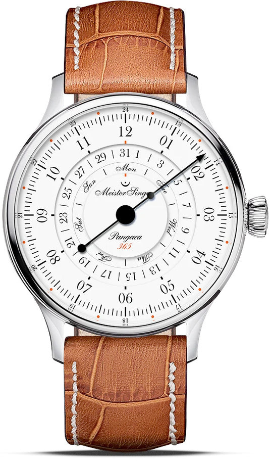 MeisterSinger PDD365901 Pangaea Day Date 365 - White