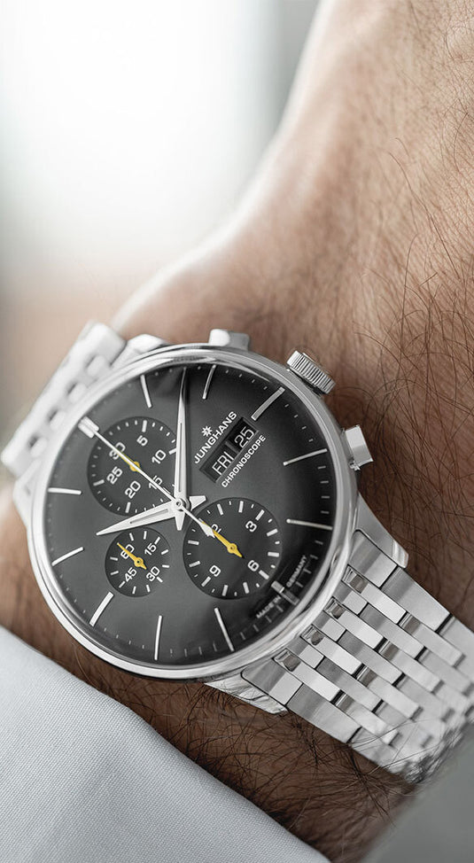 Junghans Meister Chronoscope, English Date 027/4429.47