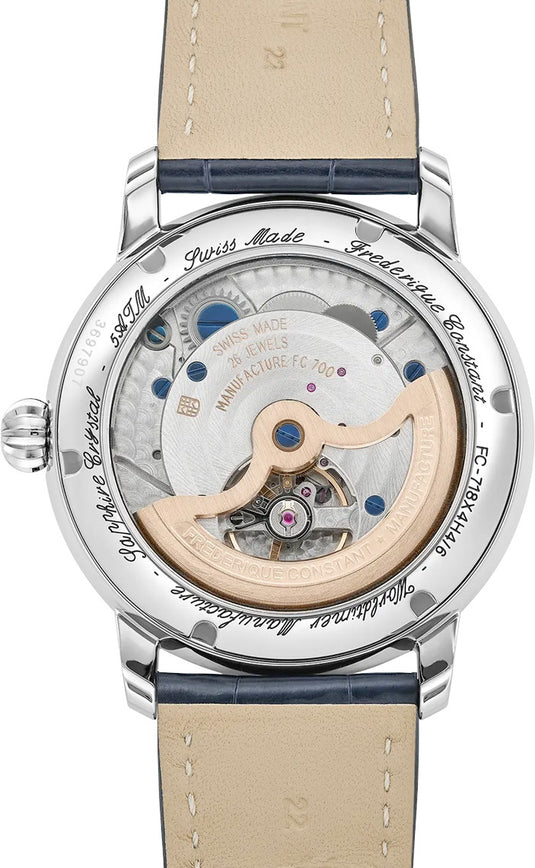 Frederique Constant Manufacture Classic Worldtimer FC-718NWM4H6 Blue Dial