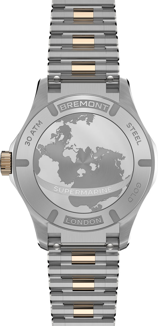 Bremont SM40-DT-BI-BR-B Supermarine 300M Date Brown Dial on Bracelet