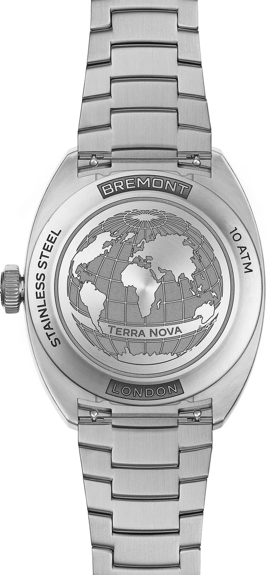 Bremont TN40-DT-SS-GN-B Terra Nova 40.5 Date Green Dial on Bracelet