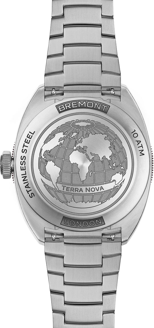 Bremont TN40-PWR-SS-BK-B Terra Nova 40.5 Black Dial on Bracelet