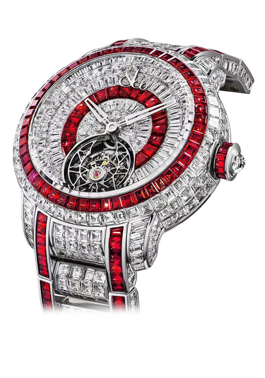 Jacob & Co. Caviar Tourbillon White Diamonds and Rubies