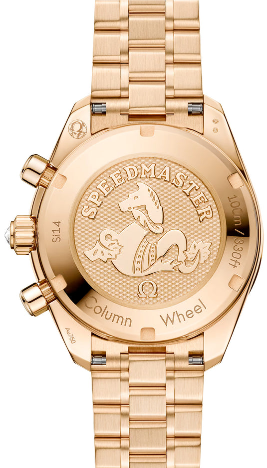 Omega Speedmaster 38 Co-Axial Chronograph 38mm Gold on Bracelet