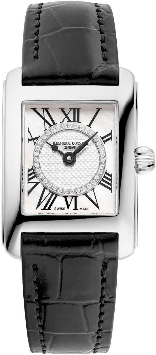 Frederique Constant FC-200MPDC16-BL Classics Carrée Ladies White Dial