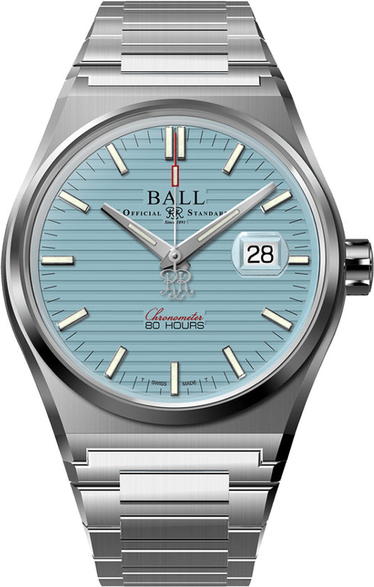 Ball NM9052C-S1C-IBE Roadmaster M Perseverer 40mm Ice Blue Dial