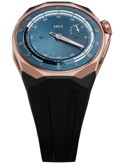 HYT Rose Gold T1 Petrol Blue