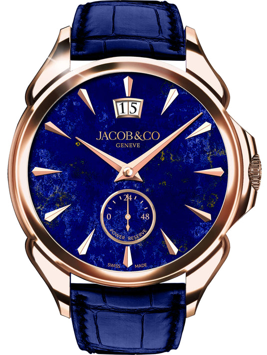Jacob & Co. Palatial Classic Rose Gold Lapis Lazuli on Strap