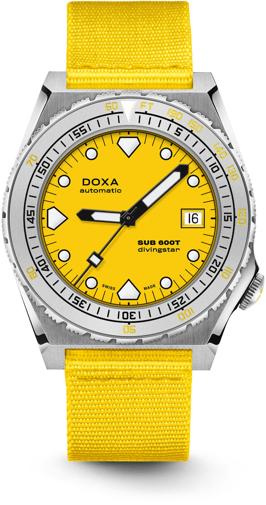 DOXA Sub 600T Divingstar 862.10.361.31-N on NATO Strap