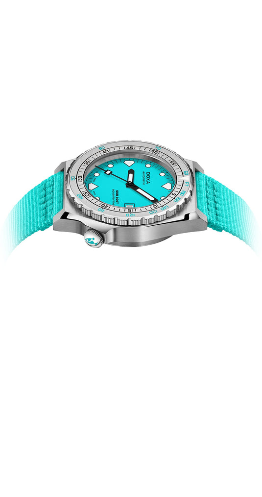 DOXA Sub 600T Aquamarine 862.10.241.25-N on NATO Strap