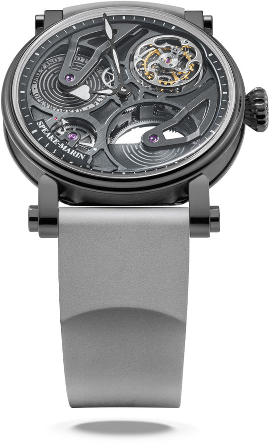 Speake-Marin 413811040 Openworked Tourbillon Black DLC 38mm