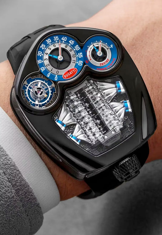 Jacob & Co. Bugatti Tourbillon Black Titanium on Strap