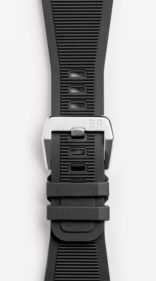Bell & Ross BR03A-D-WH-ST/SRB Diver White Steel Rubber Strap