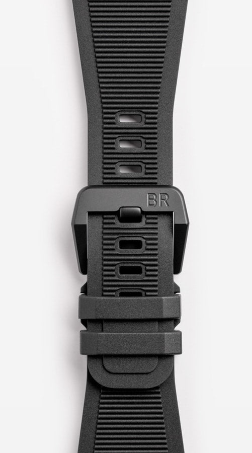 Bell & Ross BR03A-D-LM-CE/SRB Diver Full Lum Ceramic Rubber Strap