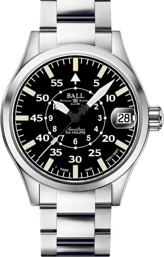 Ball NM3500C-S4-BK Engineer Master II Normandy 45mm Black Dial