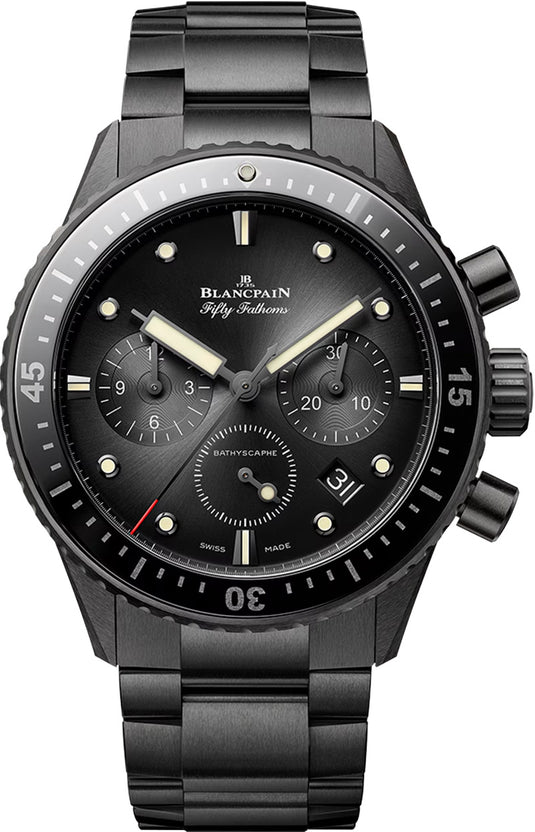 Blancpain 5200 0130 01S Fifty Fathoms Bathyscaphe Chronograph Flyback Black Dial