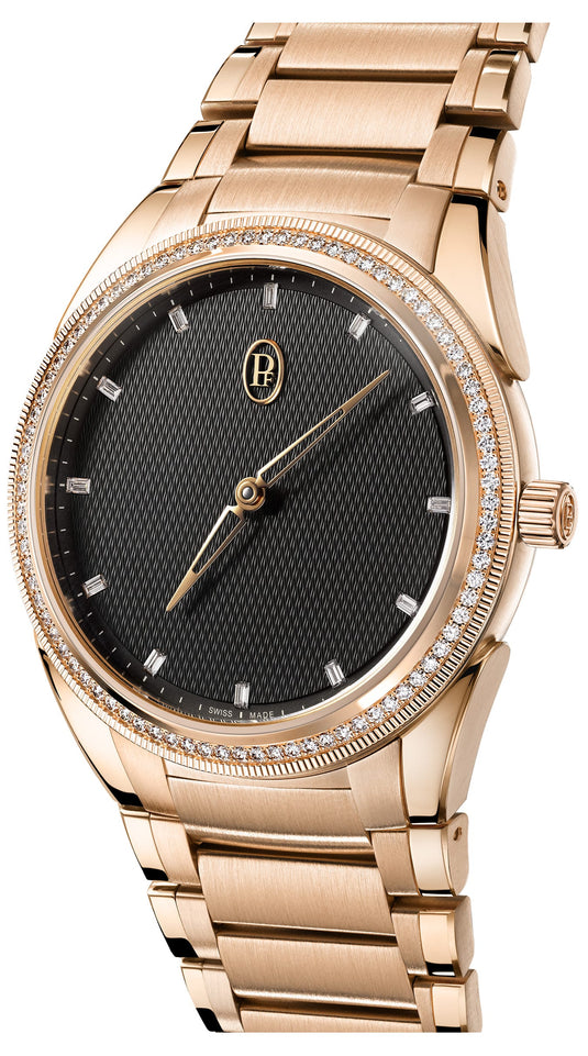 Parmigiani Fleurier Tonda PF 36mm Rose Gold Set Warm Grey Dial PFC804-2120001-200182