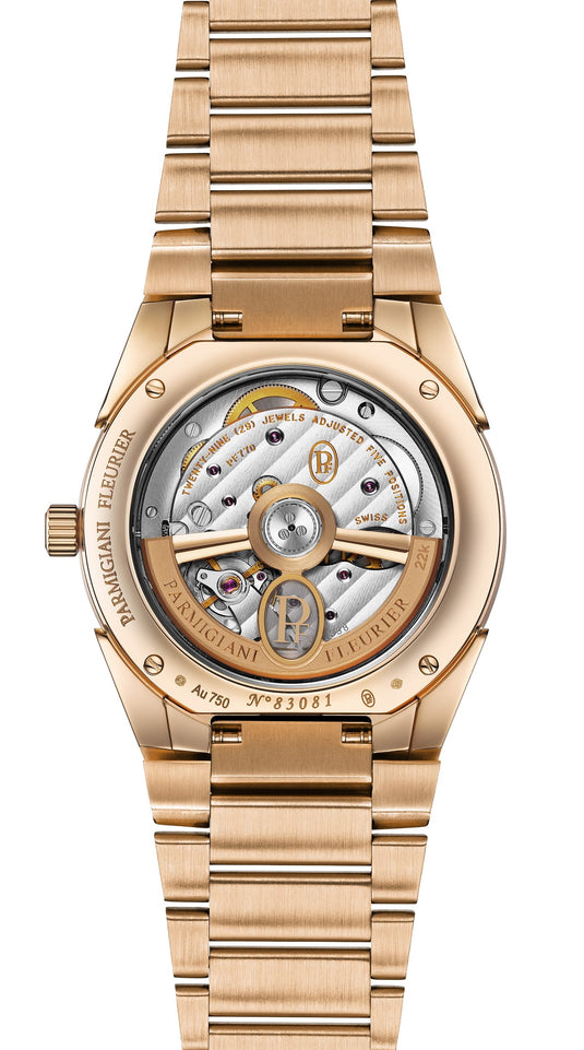 Parmigiani Fleurier Tonda PF 36mm Rose Gold Set Warm Grey Dial PFC804-2120001-200182