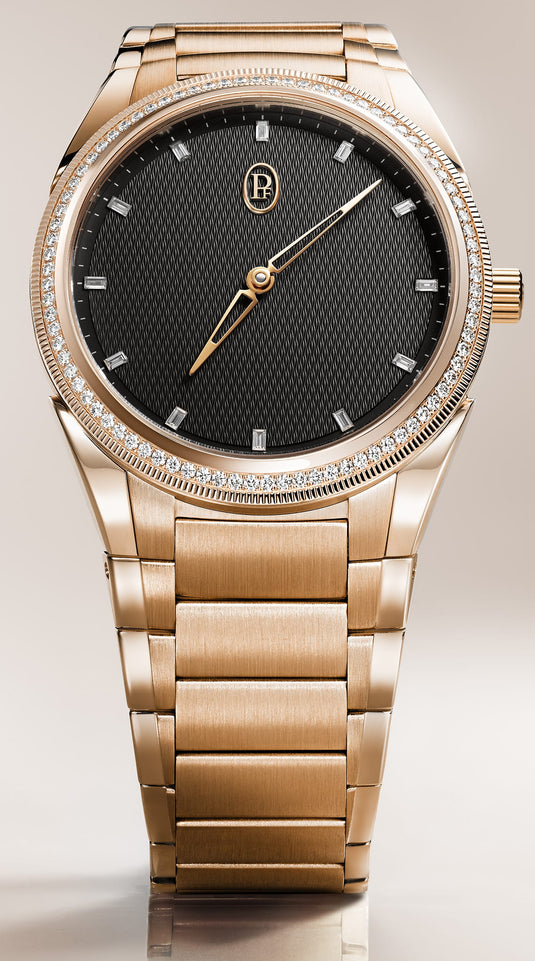 Parmigiani Fleurier Tonda PF 36mm Rose Gold Set Warm Grey Dial PFC804-2120001-200182