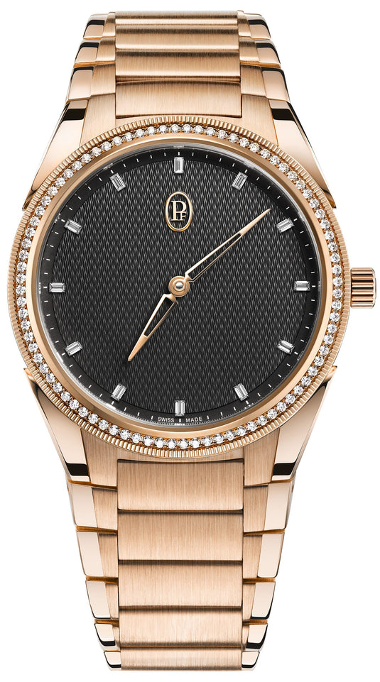 Parmigiani Fleurier Tonda PF 36mm Rose Gold Set Warm Grey Dial PFC804-2120001-200182