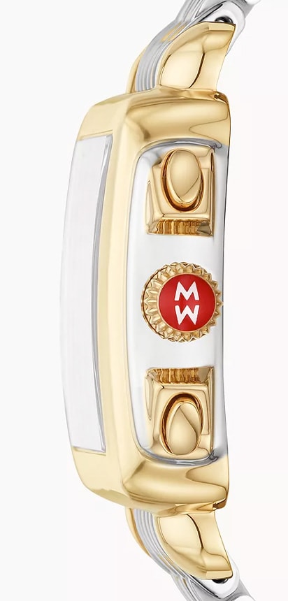 Michele Deco Two-Tone 18K Gold Diamond Dial Watch MWW06A000779