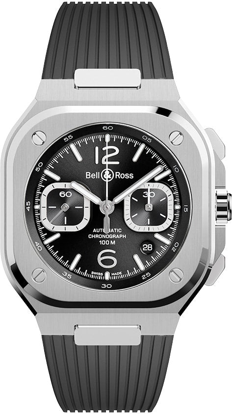 Bell & Ross BR05 Chrono Black Steel BR05C-BLC-ST/SRB