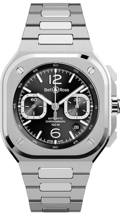 Bell & Ross BR05 Chrono Black Steel BR05C-BLC-ST/SST
